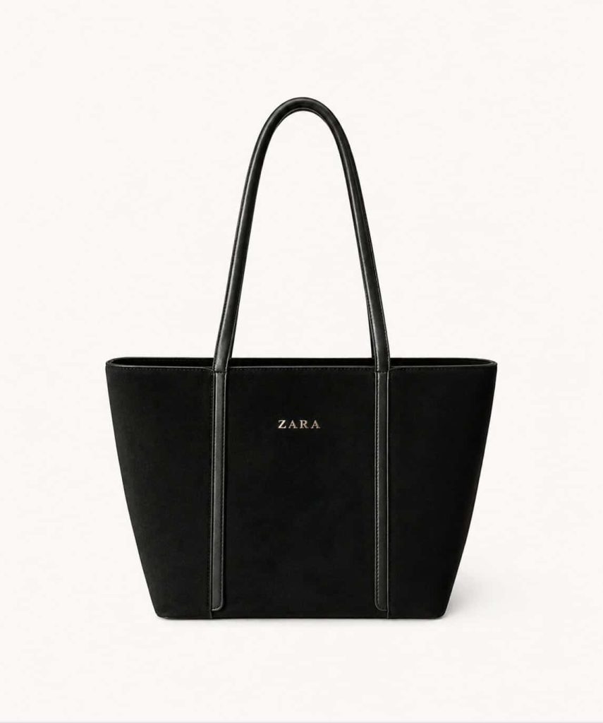 zara-ს ზამშო ტოტე ჩანთა